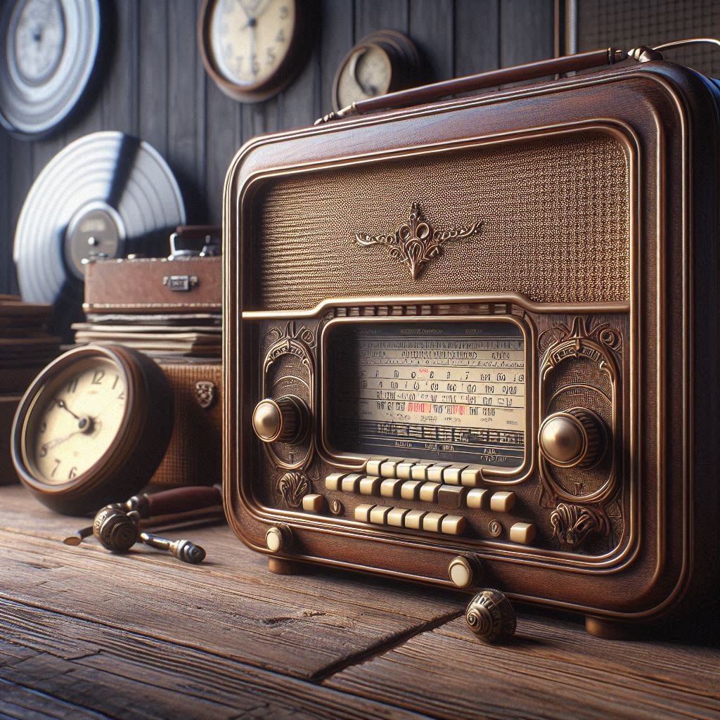 Imagen de radio retro